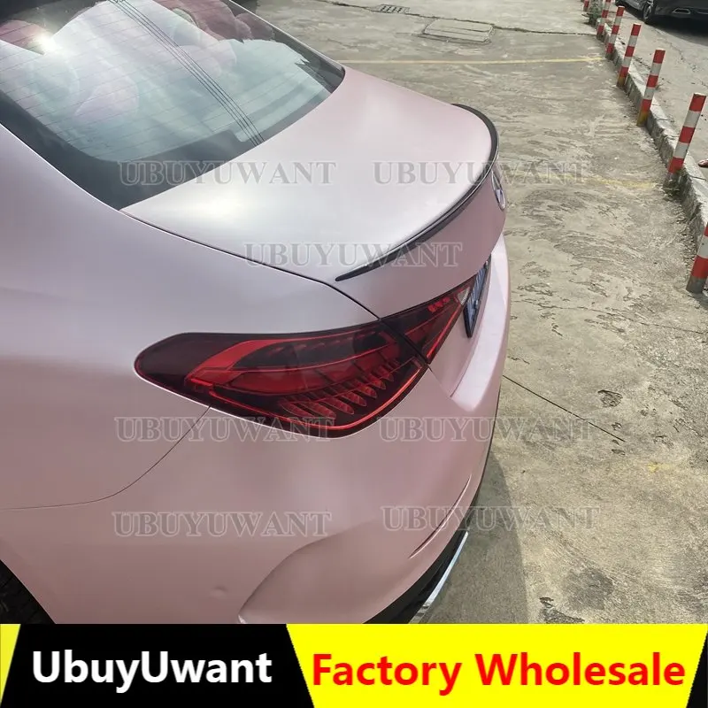 

For Mercedes W206 Spoiler 4Door Sedan C-Class AMG Style C200 C260 ABS Car Rear Wing Spoiler 2020-2023 Car Accessories