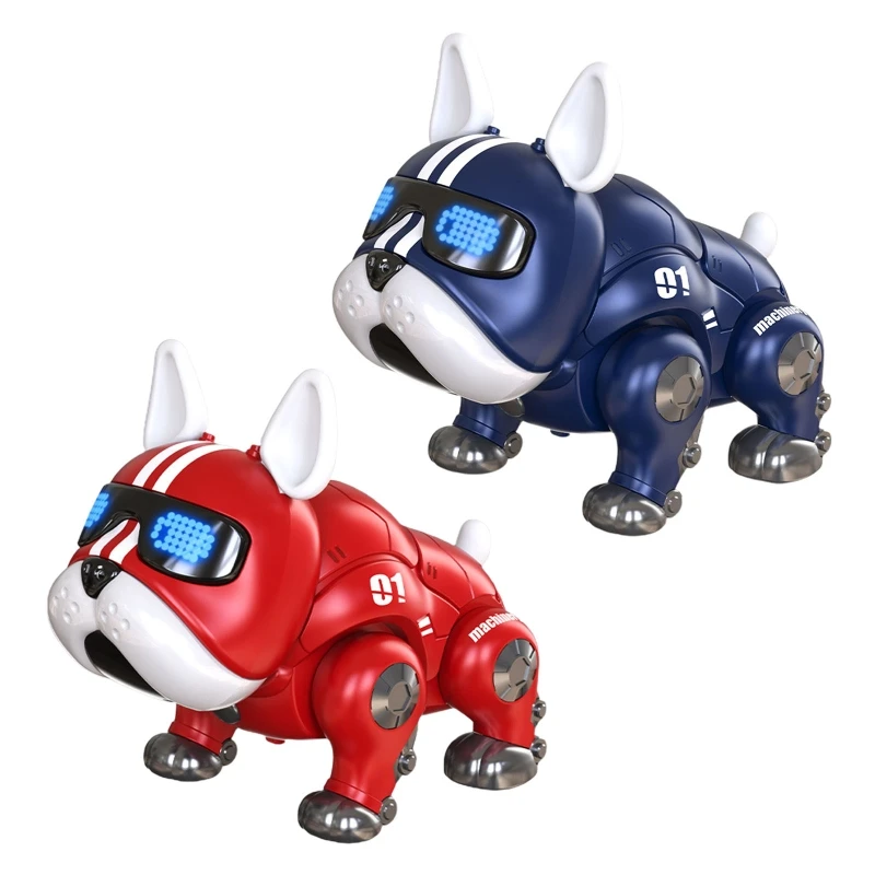 

4.17x7x6.1in Electronic Puppy Set Kids Favorite Party Favor Interest Children's Walking Learning Figure Baby Shower Toy