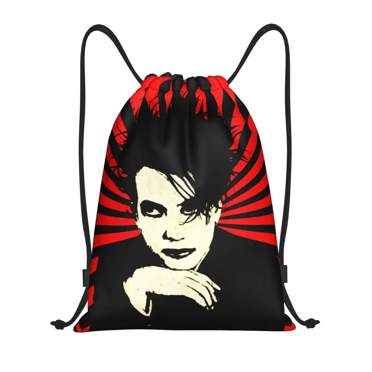 

The Cure Robert Smith 23 Drawstring Bags Gym Bag Creative Backpack Humor Blanket roll Schools retro