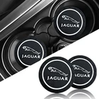 2 шт., автомобильный Противоскользящий коврик для держателя Стакана Для Jaguar XF XE XJ F-Pace X-Type S-Type F-Type E-Pace