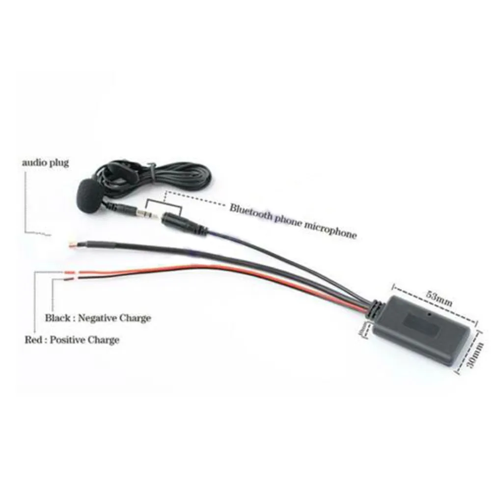

3.5MM Car Aux Wireless Bluetooth Receiver Female To Male Audio Adapter W/ MIC Automotive Goods Car Accessories