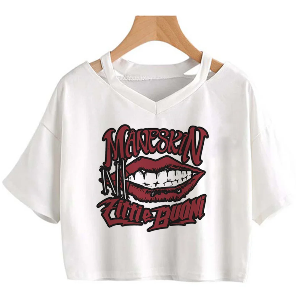 Футболки Maneskin женская футболка с графическим рисунком дизайнерская уличная
