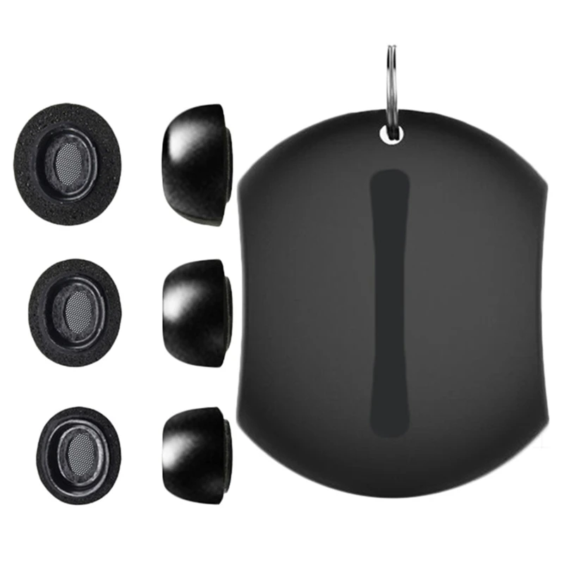 

Memory Foam Replacement Ear Tips Buds Fit for Airpods Pro Headphones Black EarBuds Cover Earphone Sleeve Noise Reduction