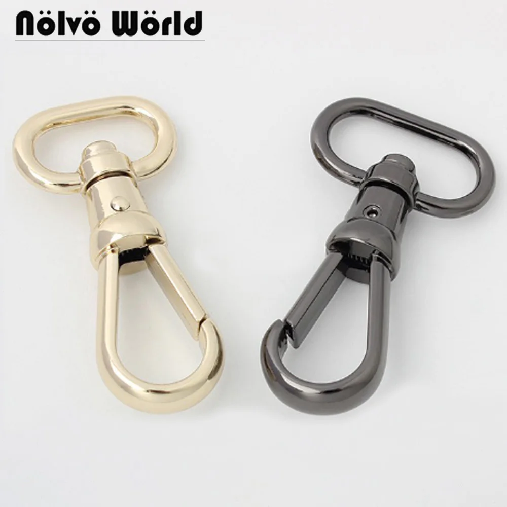 

10-50 pieces 4 colors 20mm 25mm men purse snap hook clasp clip swivel for purse chain hanger bag accessories