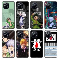 anime hunter x hunters phone case for xiaomi mi 11 11t 11i 11lite poco x3 f3 m3 redmi note 10 pro note10 5g k40