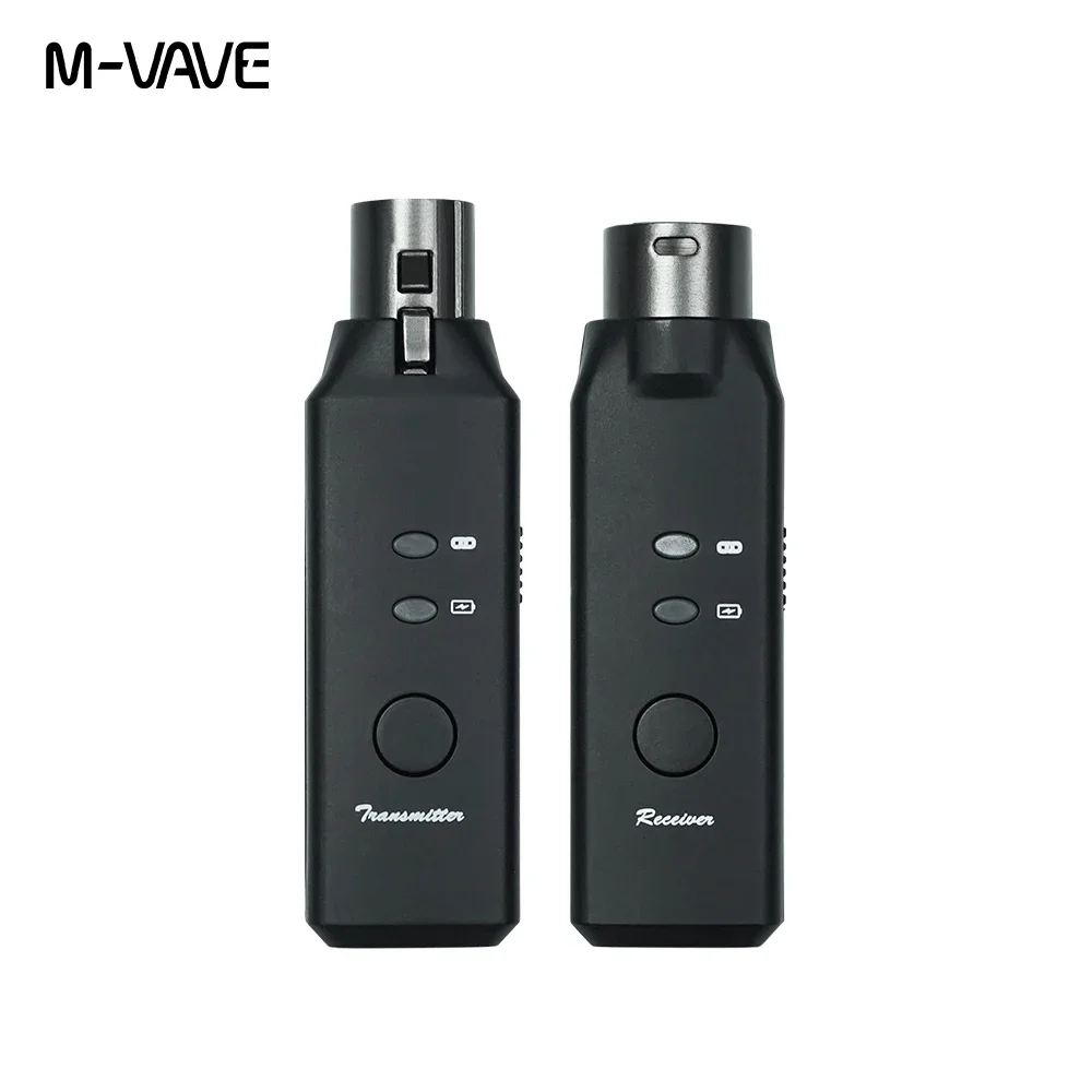 M-VAVE WP-7 UHF Беспроводная микрофонная система XLR Микрофонный преобразователь