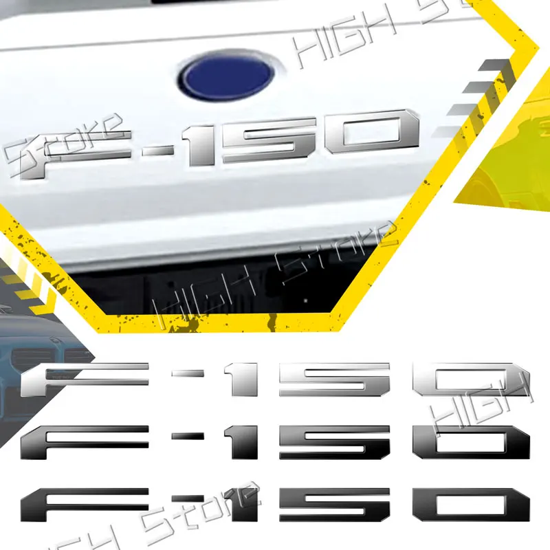 3D ABS пластиковый логотип с буквами F-150 эмблема автомобиля задняя дверь значок