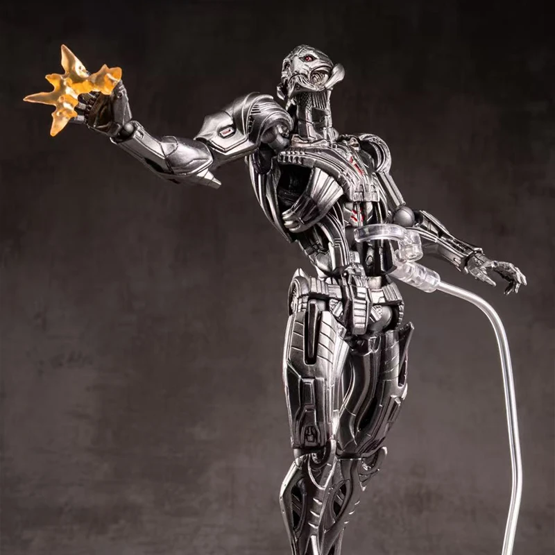 Фото Фигурка AC Factory Ultron Anime Action Figure Kaiyodo Ko, коллекционная модель, игрушка, украшение, подарок на день рождения для мальчиков №4