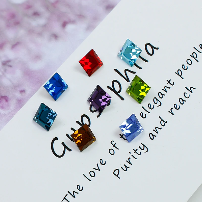 30 - PCS камень из клея &quotквадратная точечная плита&quot страсс стеклоноготь K9