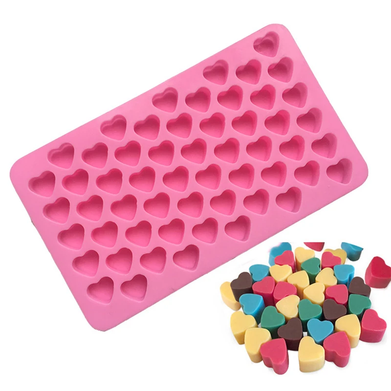 

Mini Heart Mold Silicone Ice Cube Tray DIY Chocolate Fondant Mould 3D Pastry Jelly Cookies Baking Cake Decoration Tools