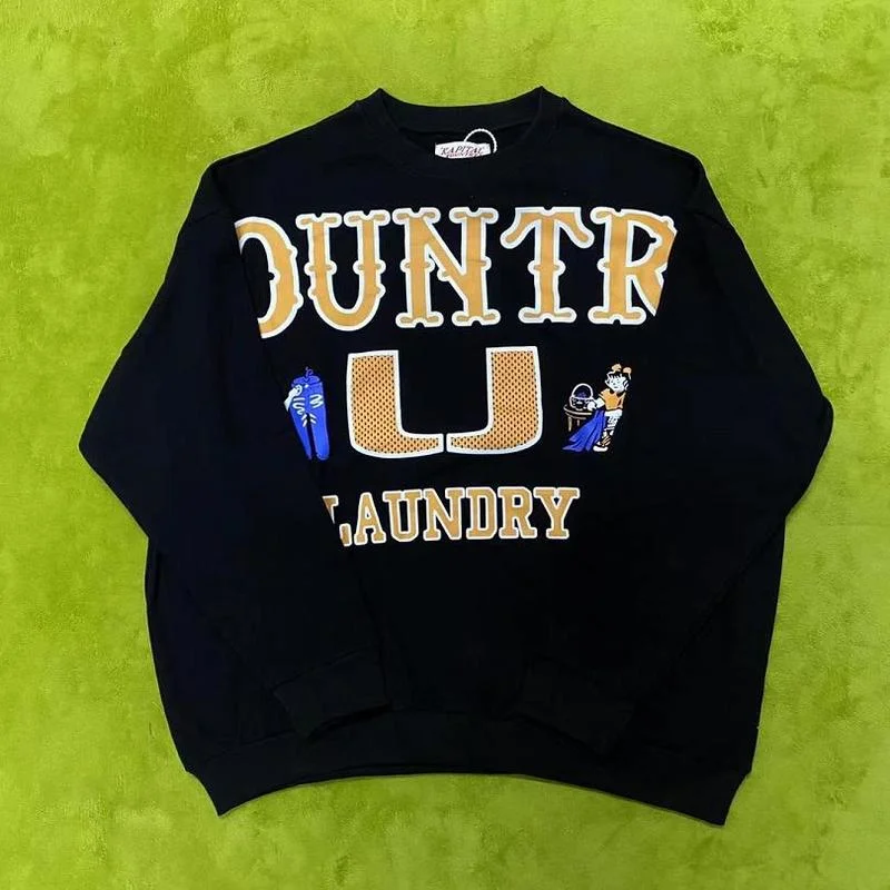 

22SS Large Letter Printing KAPITAL Hoodies Men Women EU Size 100% Cotton KAPITAL Sweatshirt Fashion Autumn Winter Harajuku