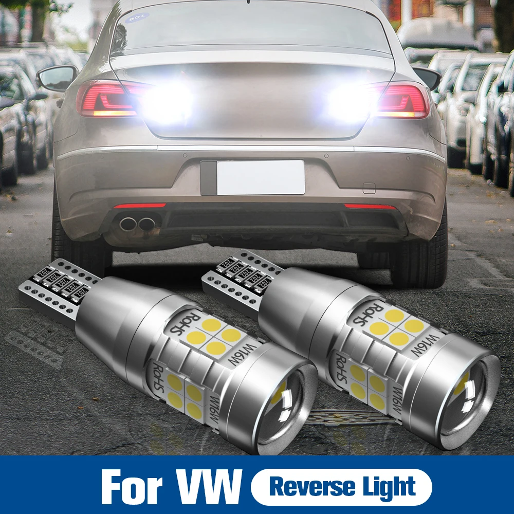 

2pcs LED Reverse Light Blub Backup Lamp W16W T15 921 Canbus For VW Touran Touareg 7P Beetle Routan Scirocco mk3 Sharan 7N Tiguan