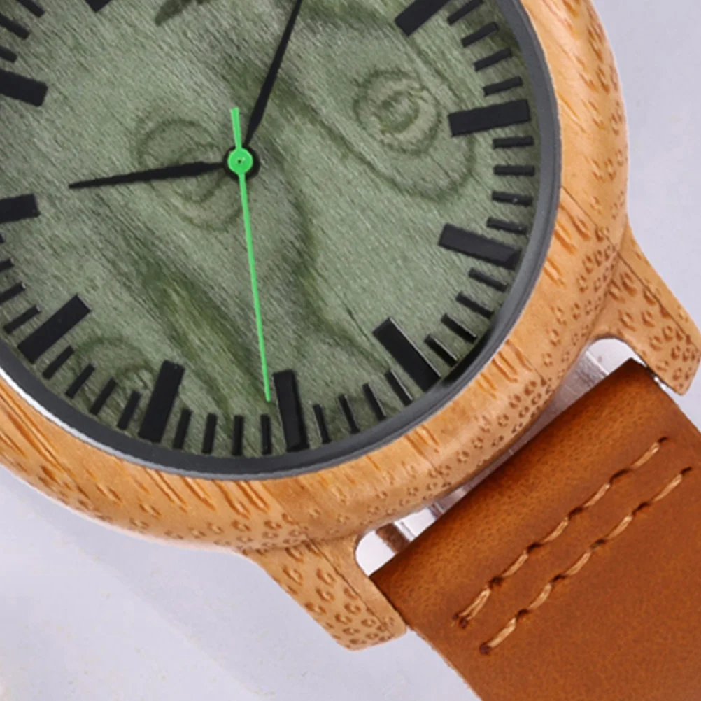 Спортивные часы Цифровые бамбуковые кварцевые наручные Мужские мужские ручной