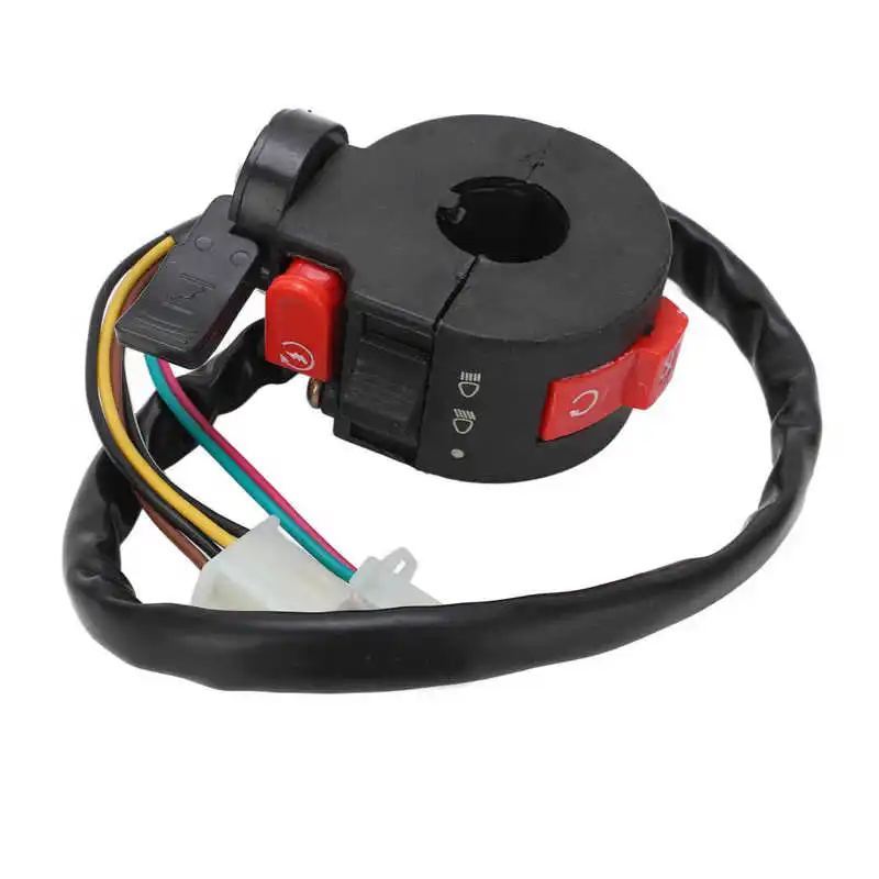 

Переключатель на руль мотоцикла, водонепроницаемый переключатель на руль, 22 мм/0,87 дюйма, для квадроцикла питпро-тропа, внедорожника