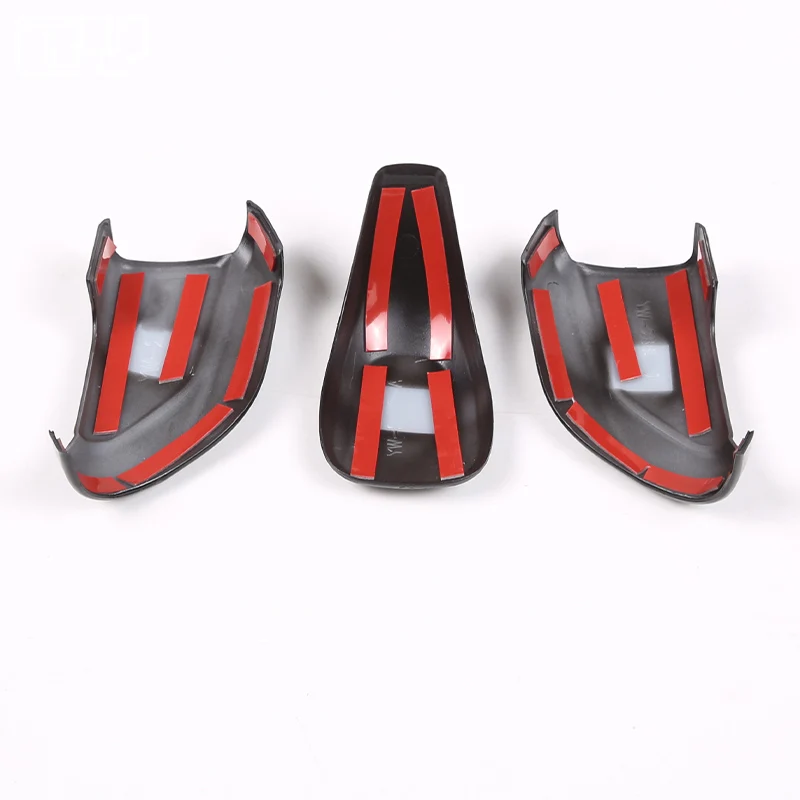 Цветная ручка переключения передач из АБС-углеродного волокна рамка наклейка