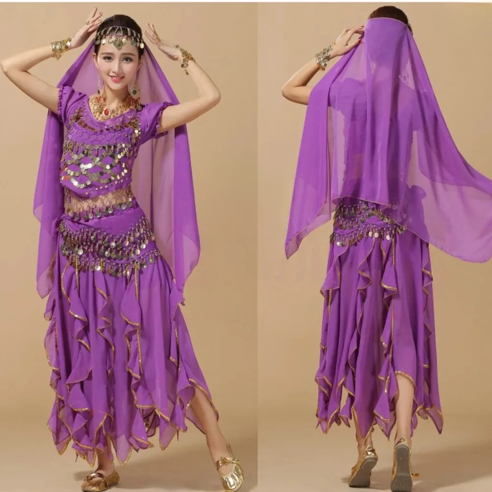 Костюм для восточного танца живота 4 шт.