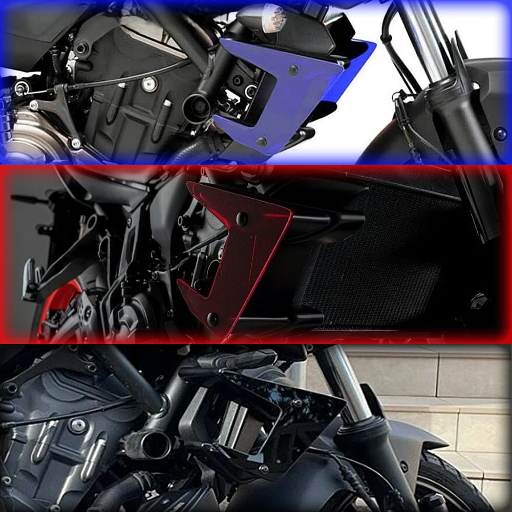 Для YAMAHA MT 07 MT-07 MT07 mt07 2020 2019 2018 мотоциклетная боковая прижимная сила голый спойлер