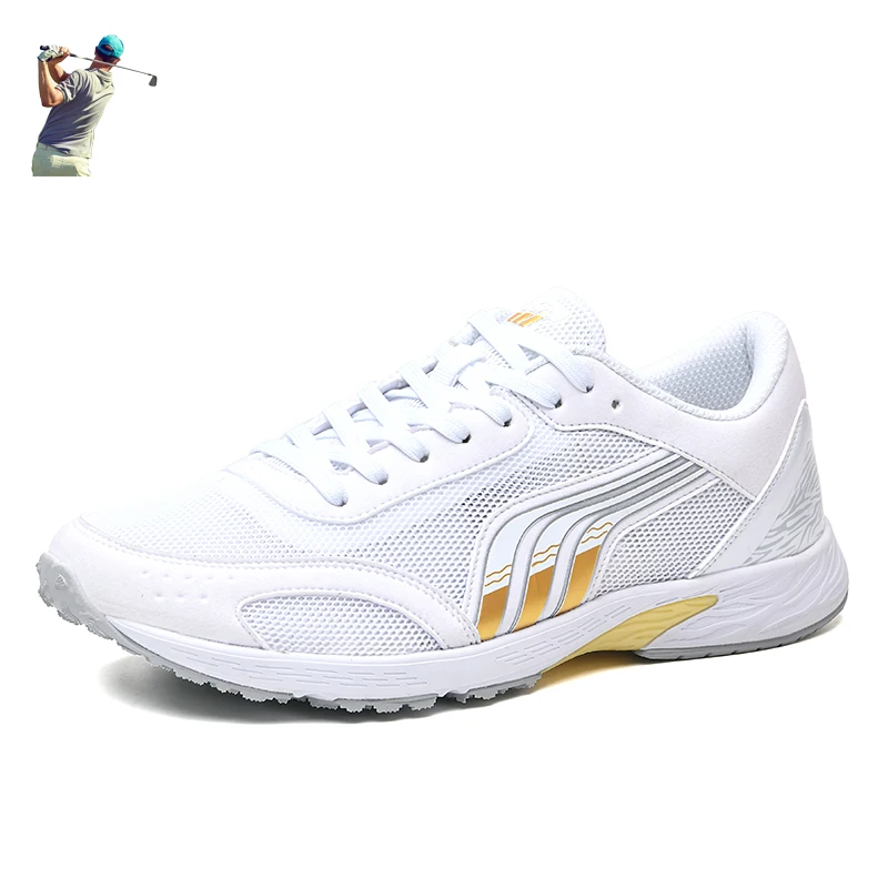 

New Golf Trainers Shoes Men Big Size 35-45 Women Golf Wears Shoes Comfortable Walking Sneakers Light Weight Athletic Footwears