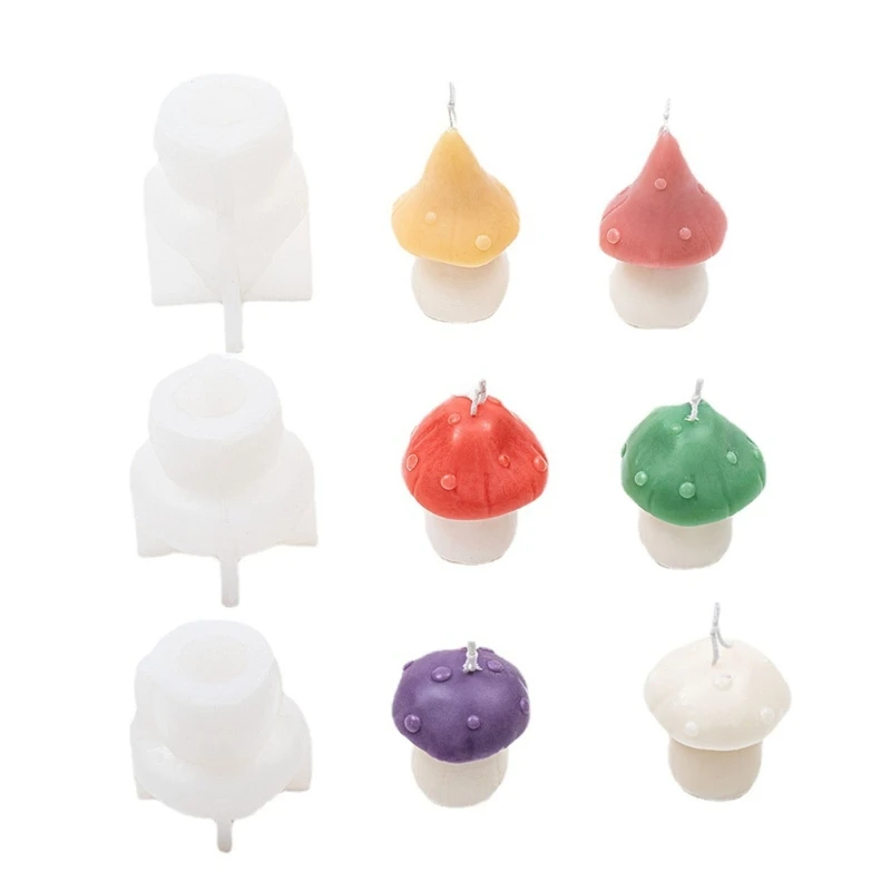 

Грибы формы для торта DIY украшения изготовление мыла смолы глины украшения дома Прямая поставка