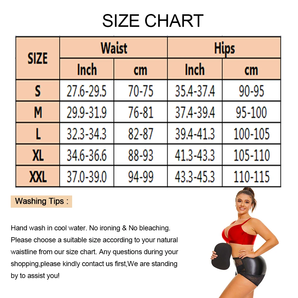 Velssut Butt Lifter Shorts with Removable Pads for Women Hip Enhancer Panties Push Up Underswear Booty Lifting Panty Underwear