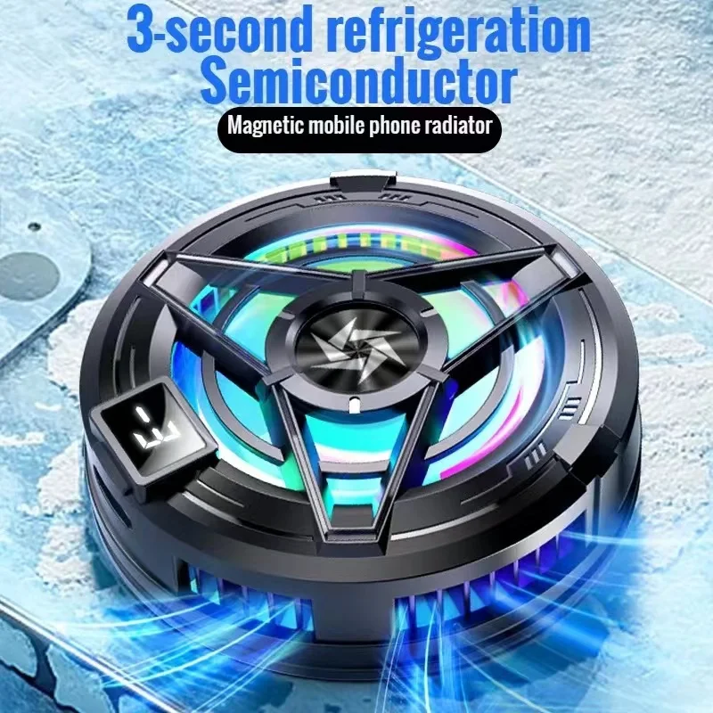 Охлаждающий вентилятор для смартфона типа C игровой магнитный охлаждающий зажим