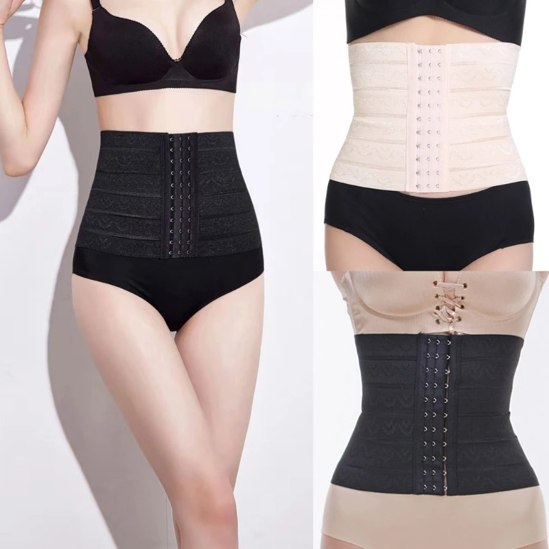 

Women Waist Trainer Corsets Cincher Slimming Sheath Postpartum Wrap Waist Belt DXAA
