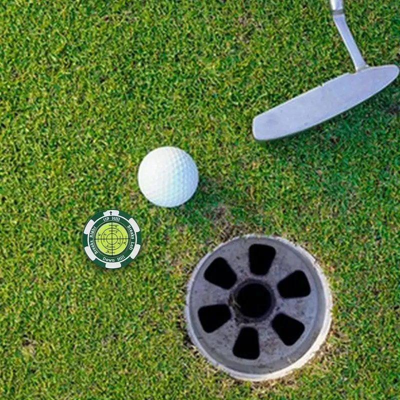 Маркеры для игры в гольф профессиональные зеленые маркеры из цинкового сплава