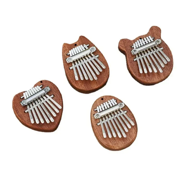 

8 Key Kalimba Music Instrument Mini Musical Keyboard Thumb Piano Wooden Gifts Acrylic Cute Small Wearable Child Gift Sports