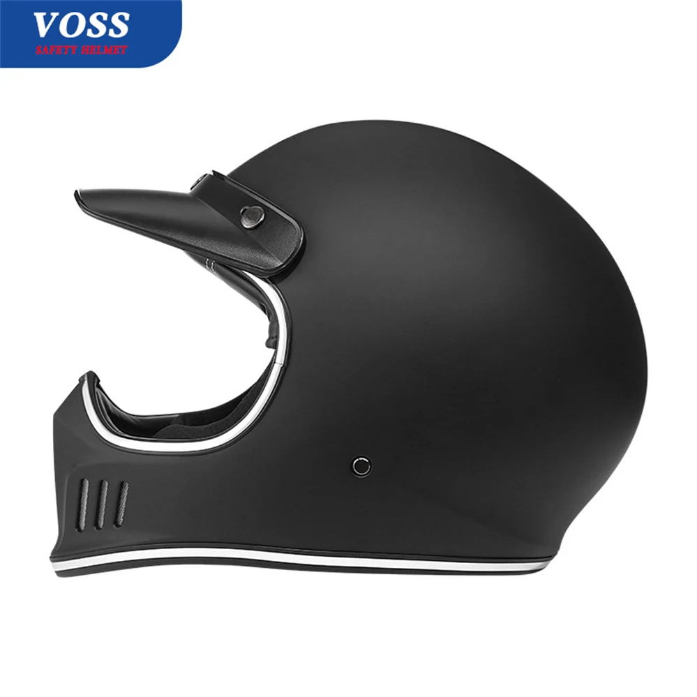 VOSS-casco de seguridad Retro Para motocicleta, protector de cabeza de alta calidad Para Motocross, todoterreno, escorpión, 2022