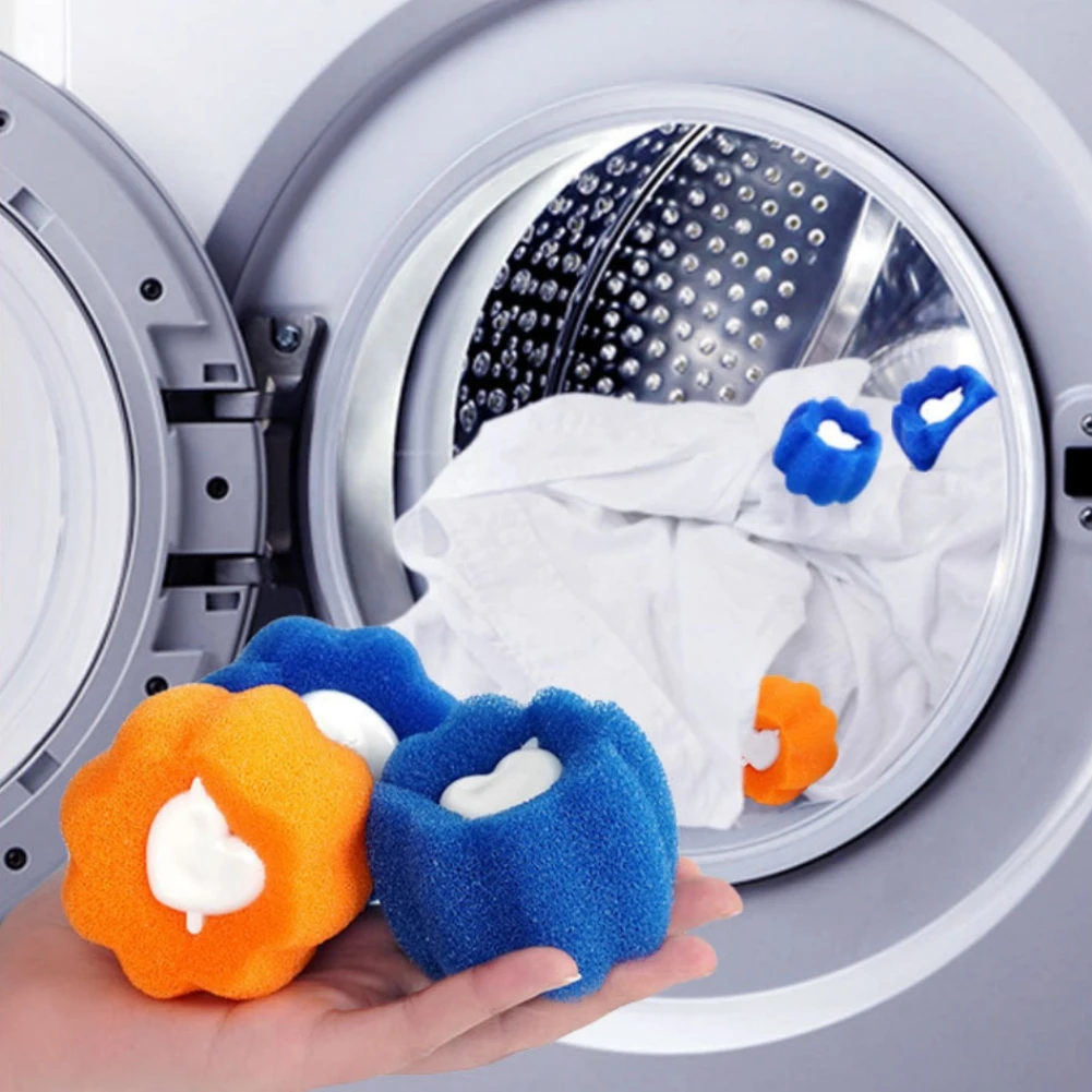 

3PCS Washing Machine Laundry Balls Reusable Laundry Home Laundry Clothes Cleaning Tools Removal Hair Balls Lint Trap Dryer Balls