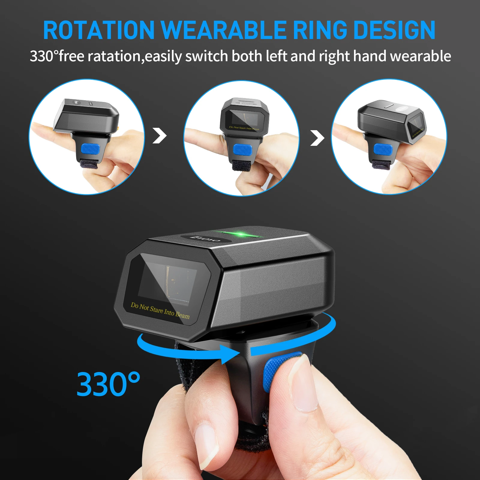 Сканер штрих-кода Eyoyo 2D Bluetooth 2 4 ГГц |