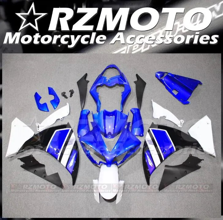 

Новый комплект обтекателей из АБС-пластика 4Gifts для мотоцикла Yamaha R1 2012-2014, кузовной комплект, индивидуальный дизайн, черный, белый, синий