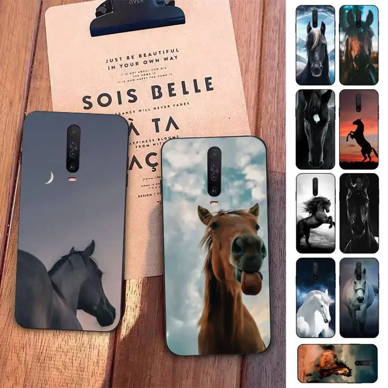 

Horse Animal Phone Case for Redmi 5 6 7 8 9 A 5plus K20 4X S2 GO 6 K30 pro