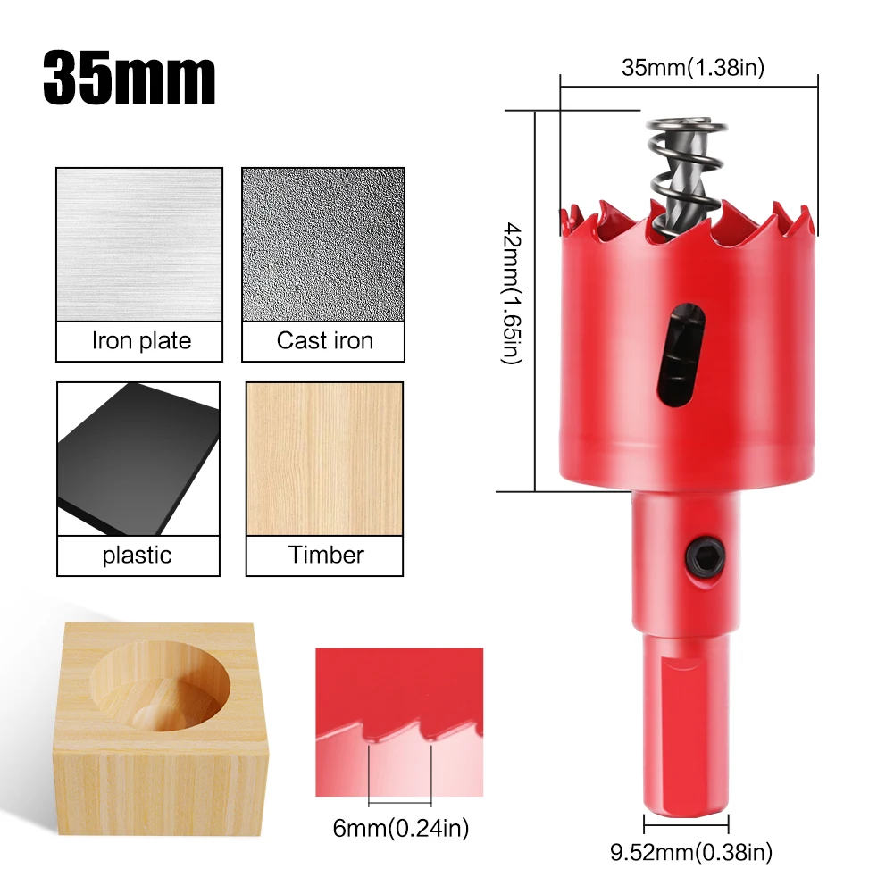

Сверло биметаллическое RCT M42 15-200 мм