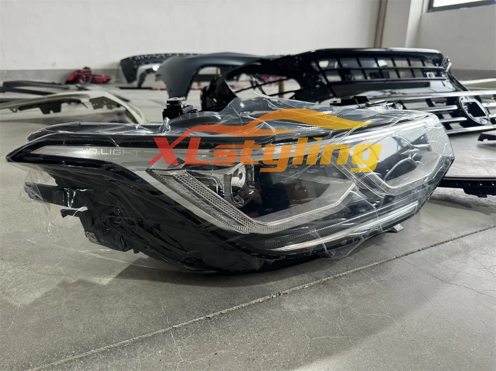 Фото XLstyling обновленная модернизация Facelift передняя часть для BMW Stange nachr R 2021 R Bodykit для VW Tiguan 2017 Alt Zu новый корпус №4