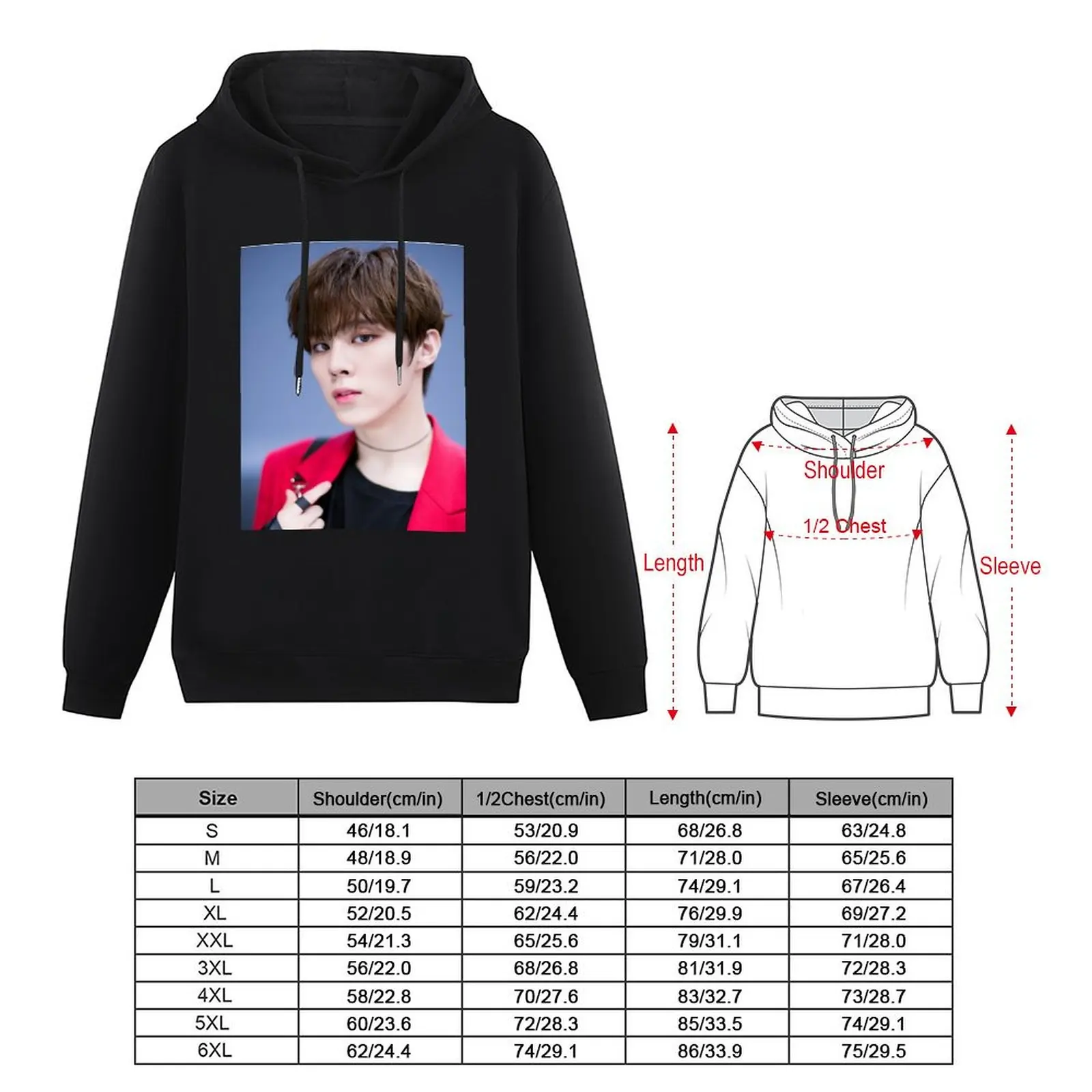 Пуловер Kim Wooseok с капюшоном осенняя одежда мужской комплект свитшотов зимняя