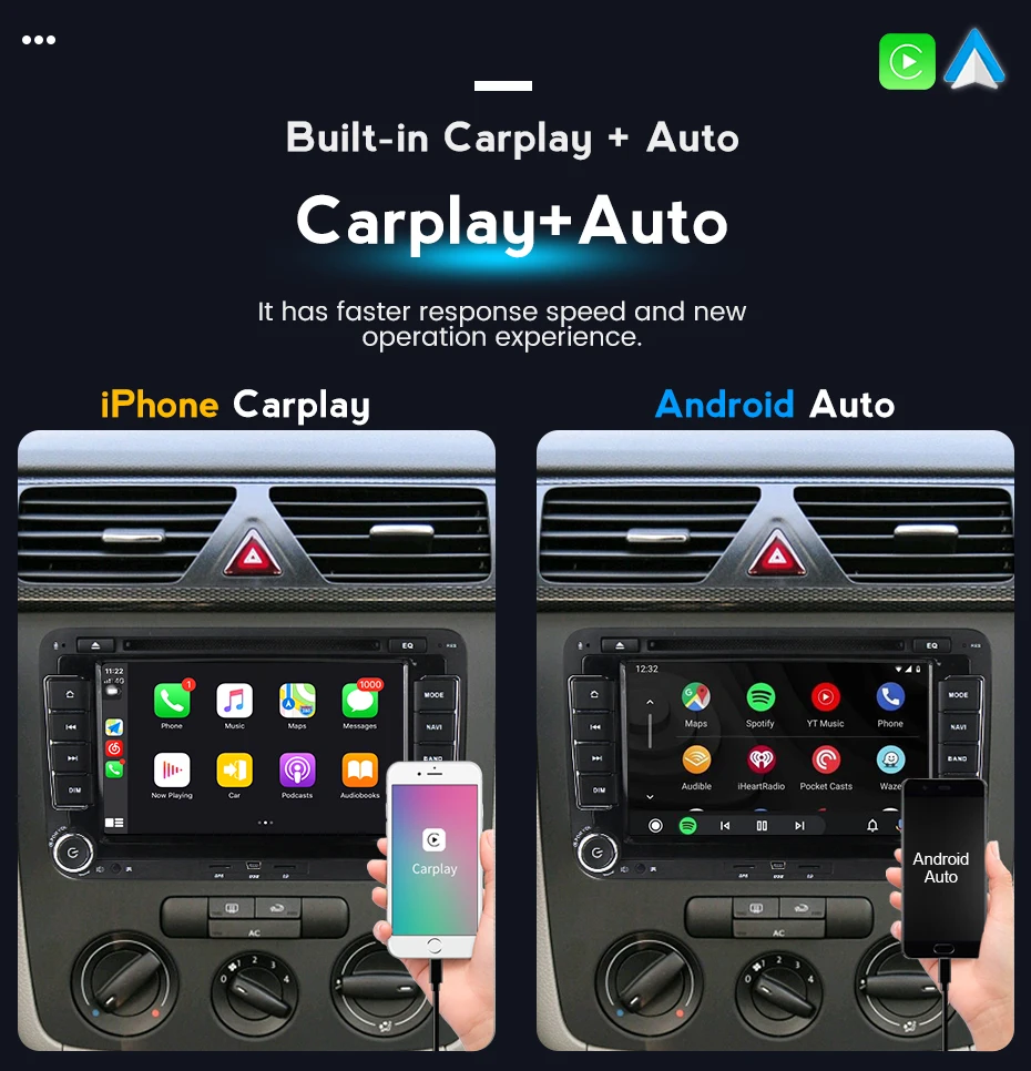 Автомагнитола 2DIN 2 + 16 ГБ DVD-плеер для Seat Leon MK3 3 5F 2013-2019 android автомагнитола carplay Wi-Fi 4G