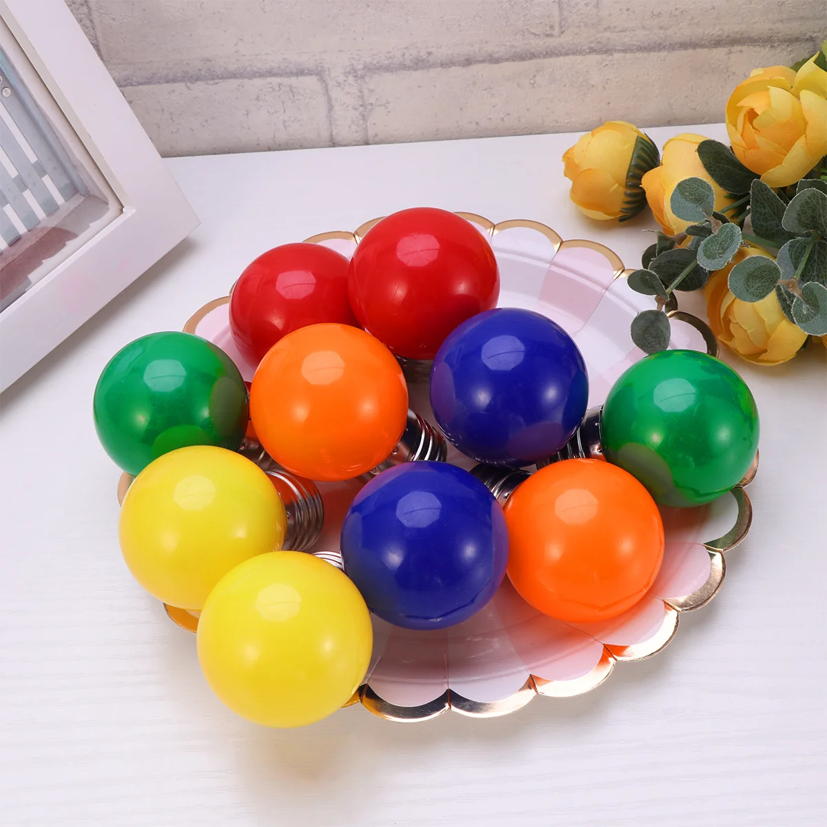 

10 Pcs Colored Bulb Lamp Christmas Festival Bulb Lamp Colorful Bulb Lamp Colorful Bulb Lamp Festival Bulb Lamp