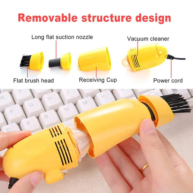 Портативный ручной мини-пылесос USB мини-щетка для клавиатуры набор очистки от