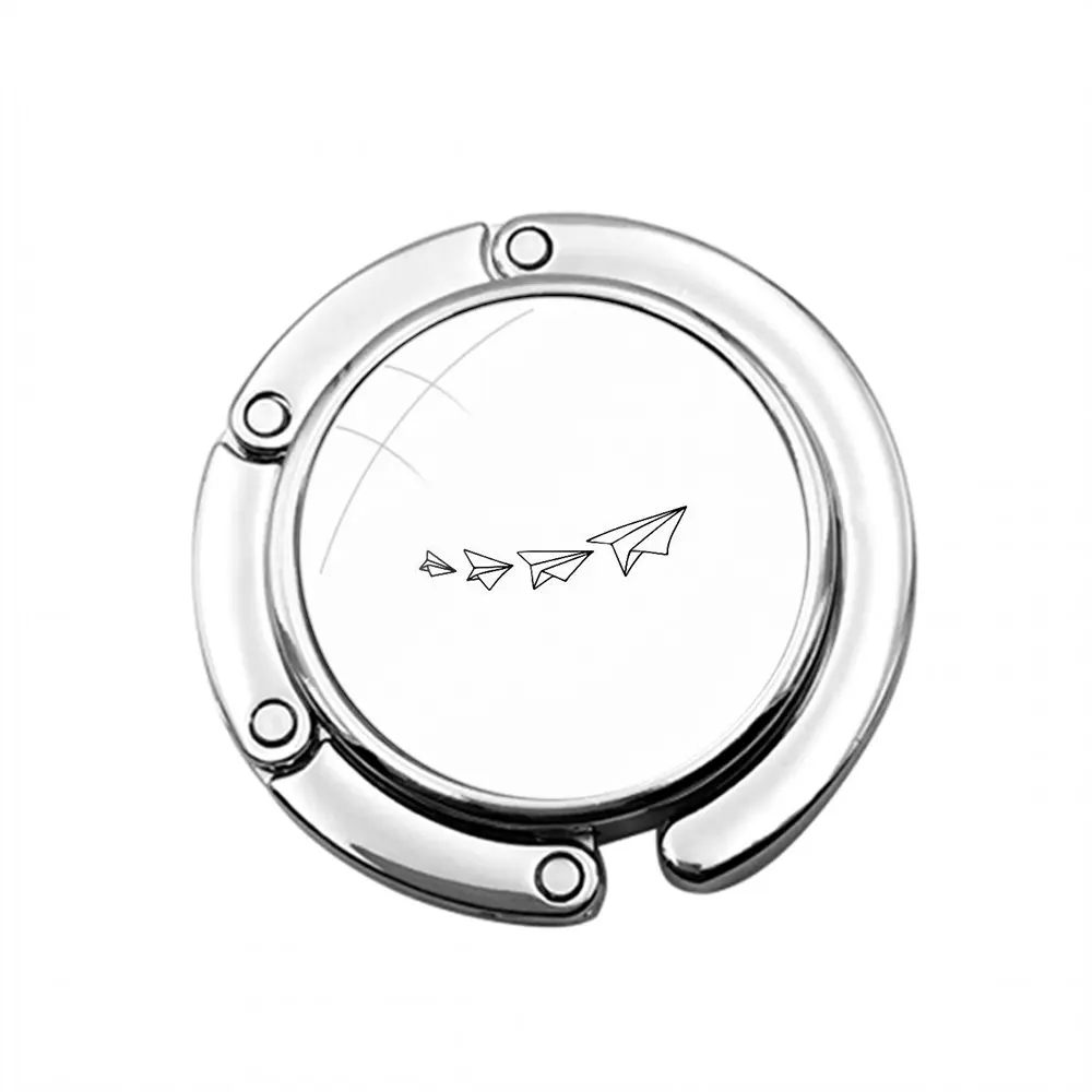 Минимальный летающий бумажный самолетик складной крючок для кошелька женского