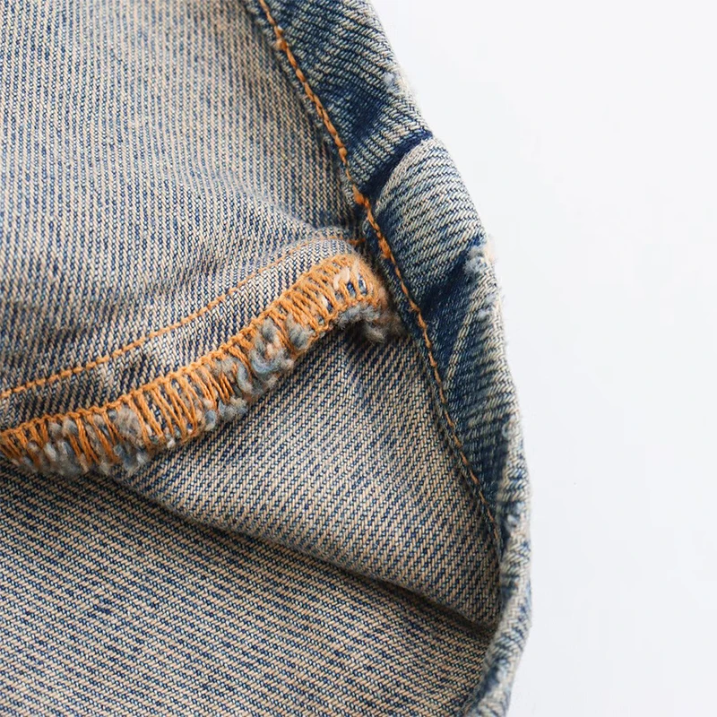 Женские модные повседневные джинсовые платья Koekop винтажные женские шикарные с