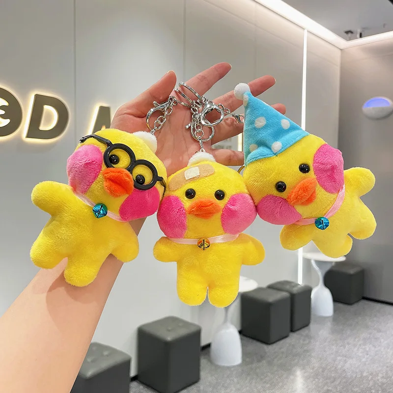 

Kawaii Hyaluronic Acid Little Yellow Duck Plush Doll Pendant Doll Keychain Plush Toy Kids Gift