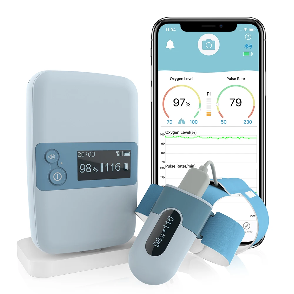

Viatom BabyO2 S2 Baby Bluetooth Personal Alarm Oximeter Blood Oxygen Saturation Neonate Oxygen Pulse Oximer