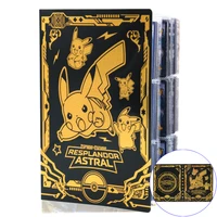 pokemon album 3d holographic book new 432pcs flash shiny game playing cards map vmax gx ex holder collection storage folder kids