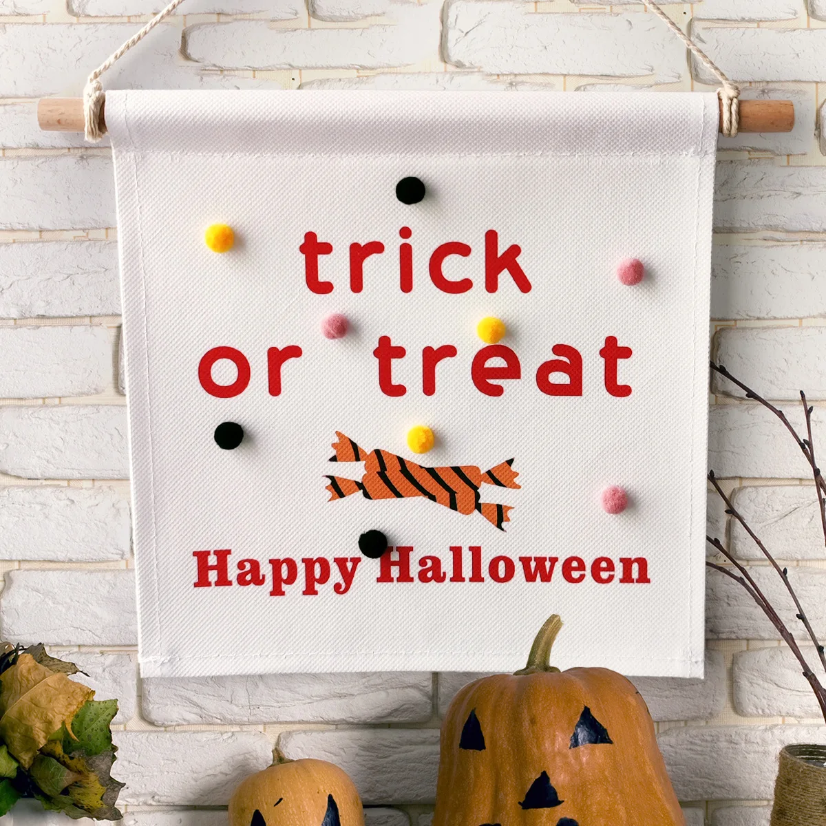 

Halloween tapestry wall hanging trick-or-treating letter decoration wall decoration creative decoration mural painting