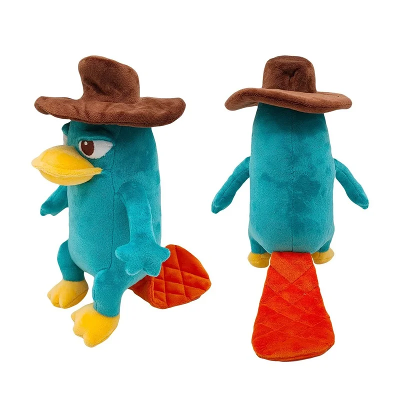 Фото Игра Perryed Of the Platypus, плюшевая игрушка, 25 см, зеленая плюшевая кукла, мягкие набивные животные, плюшевые игрушки для детей, подарки для детей №2