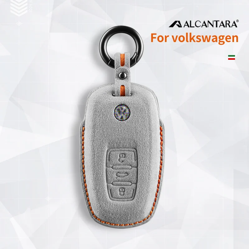 

Аксессуары для автомобилей из алькантары, чехол для ключа, чехол для Volkswagen Tiguan Lavida Passat Sagitar Bora чехол