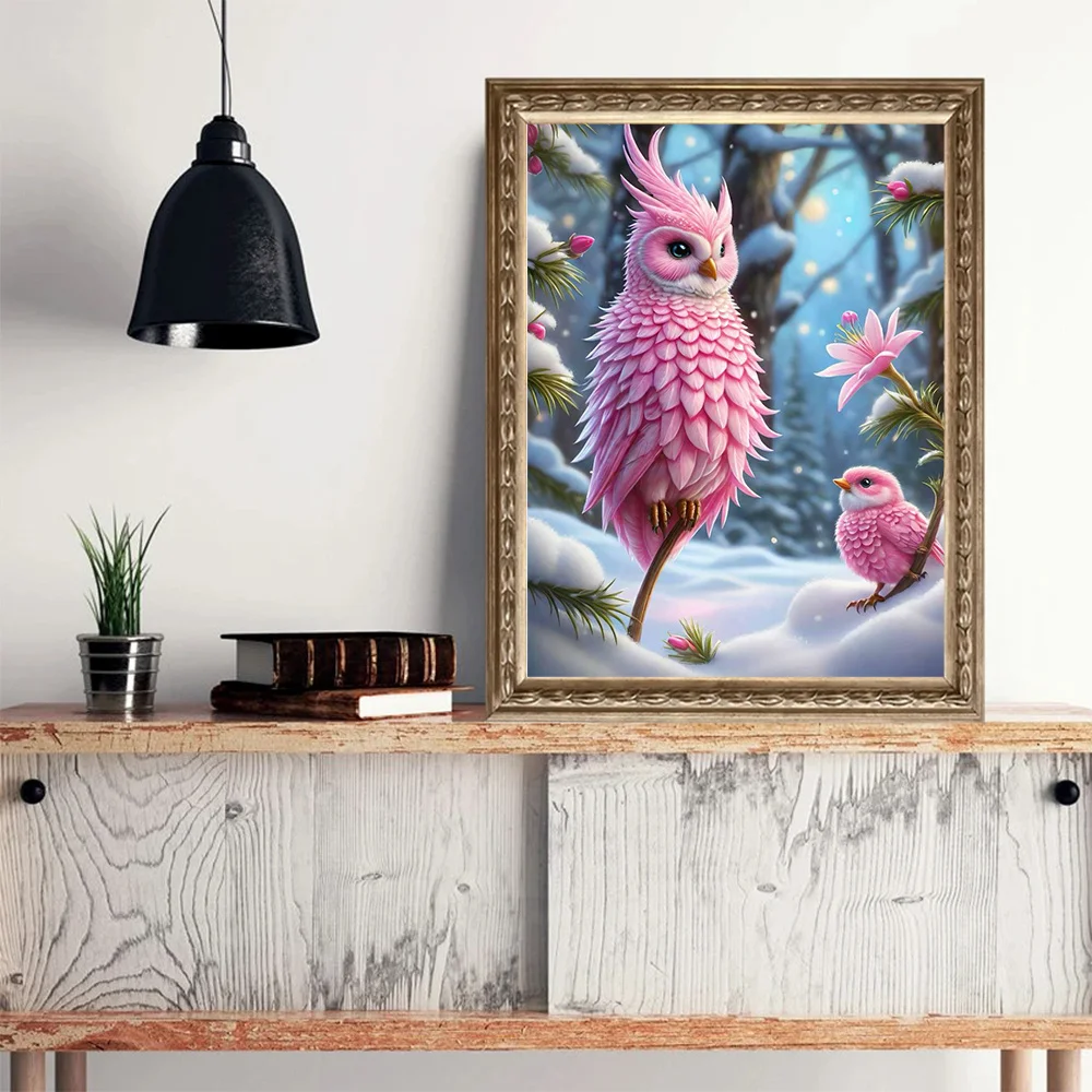 Evershine 5D Набор Алмазной Живописи-полная Дрель Сова Животное Круглая Квадратная