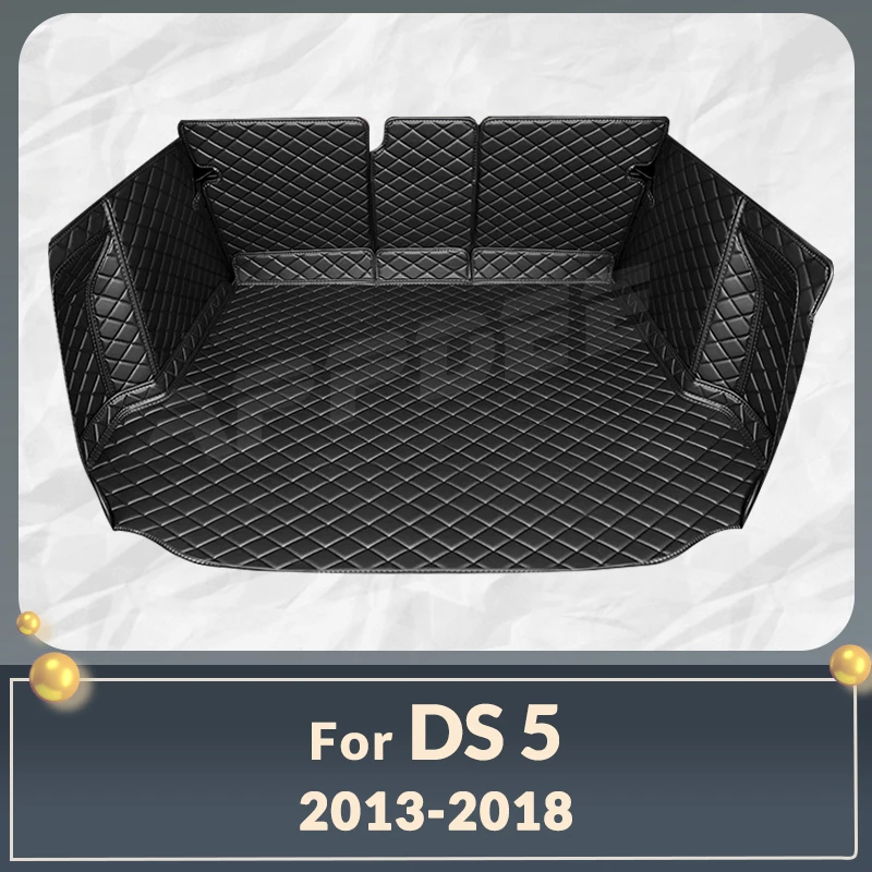 

Автомобильный коврик для багажника с полным покрытием для DS 5 2013-2018 17 16 15 14, автомобильный коврик для багажника, подкладка для груза, защитные аксессуары для интерьера