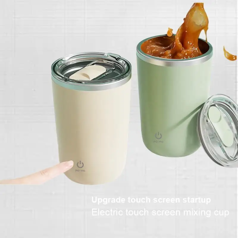 

Rechargeable Electric Mixing Cup with Portable Touch Screen Technology